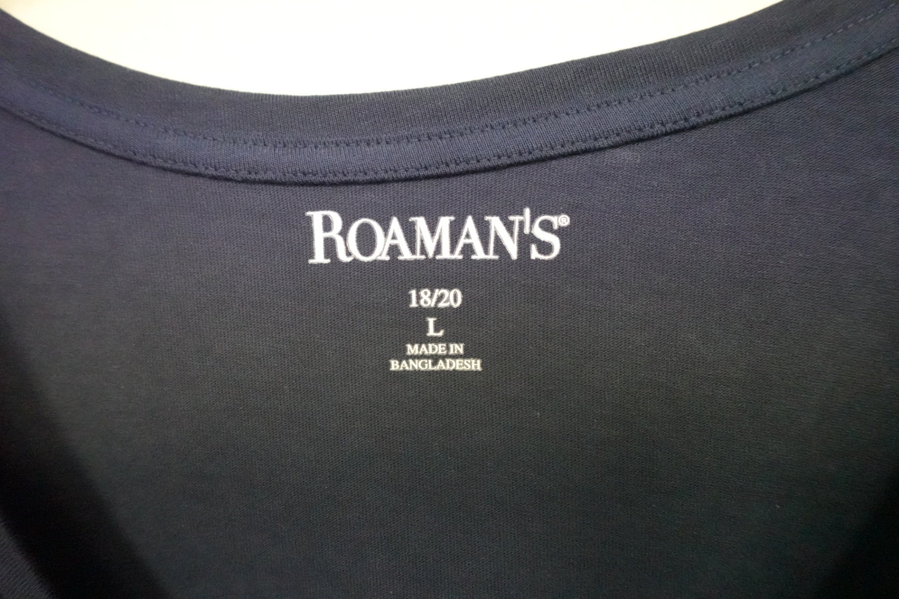 ROAMANS, Sleeveless Top, Large