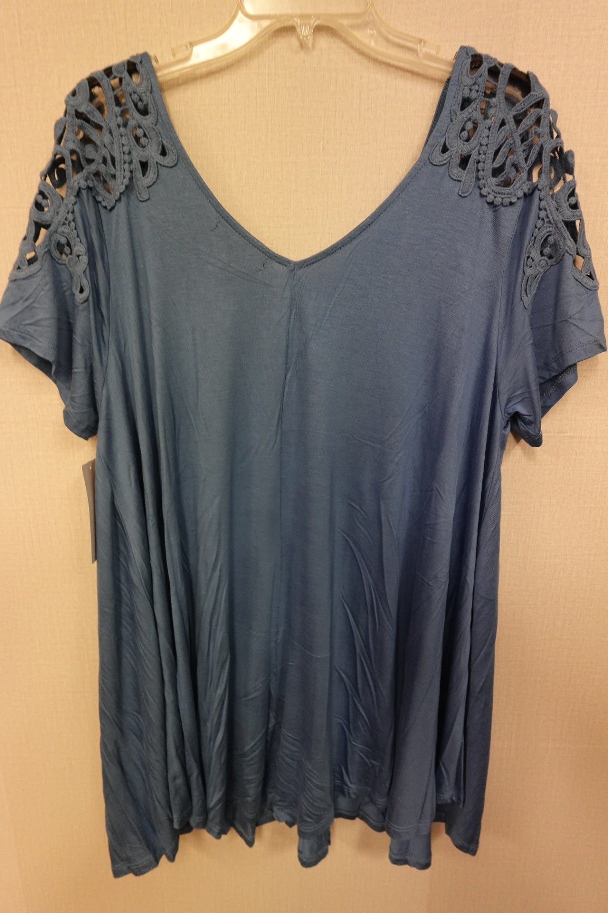 ROAMAN'S, Short Sleeves Top, Large