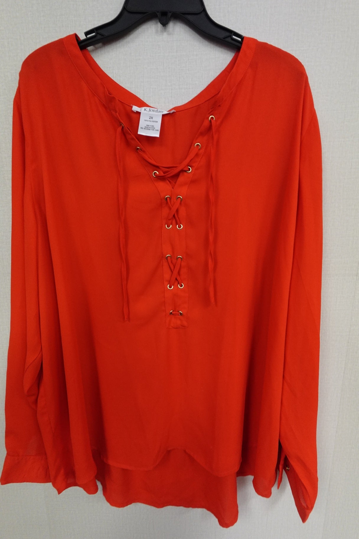 K. Jordan, Long Sleeves Top, 2X