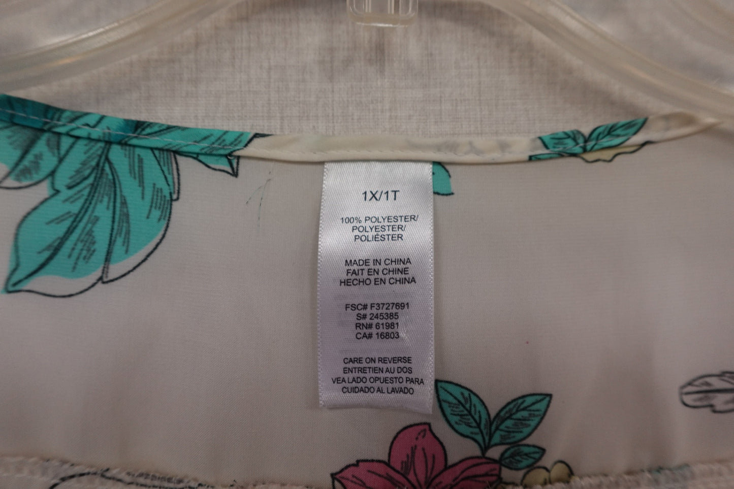 Unknown, SHORT SLEEVED TOP, XL/2X (1X)