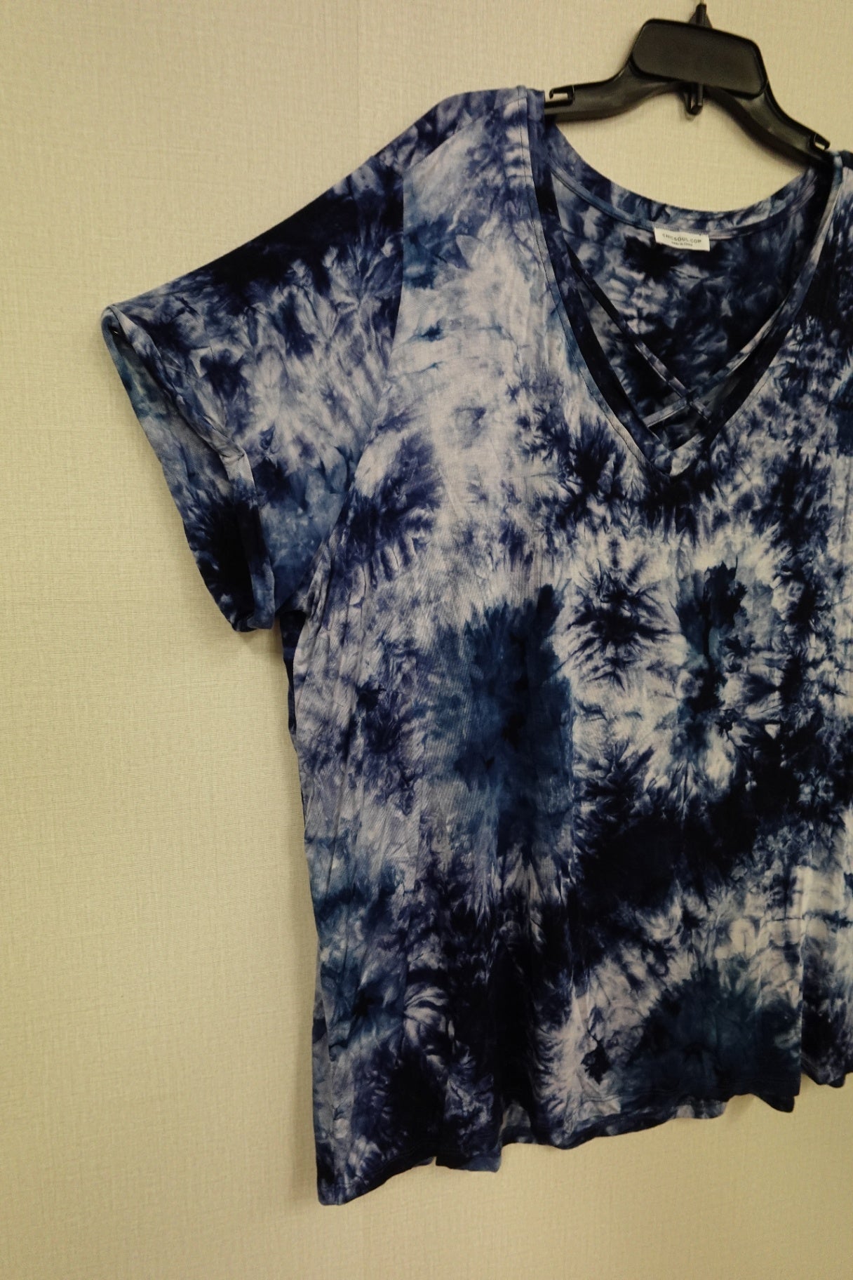 chic soul, Short Sleeves Top, 2X