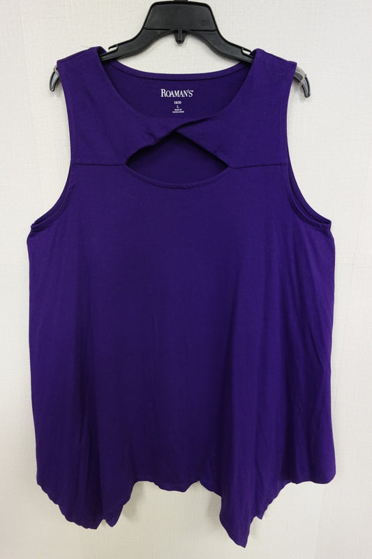 ROAMANS, Sleeveless Top, Large
