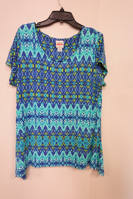 Ruby Rd. FAVORITES, SHORT SLEEVED TOP, XL