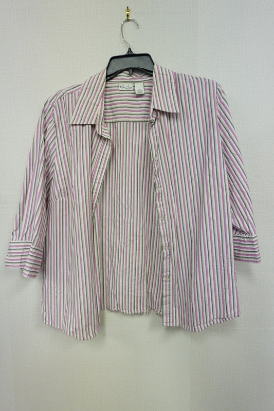 Kim Rogers, 3/4 SLEEVE TOP, 2X