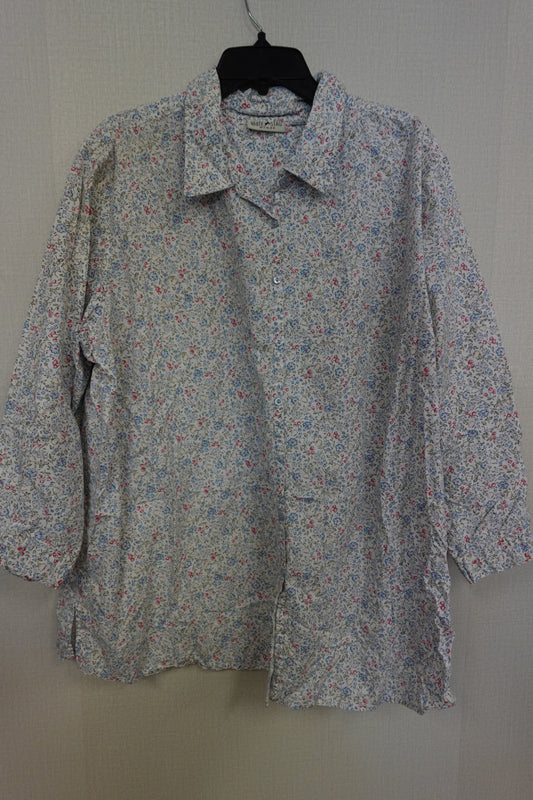 WHITE STAG, 3/4 SLEEVE TOP, 22/24W