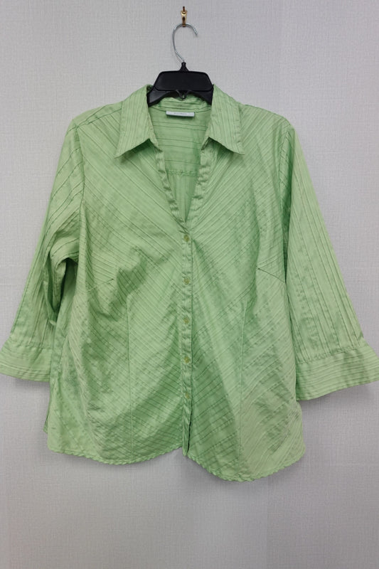 Dress Barn, 3/4 SLEEVE TOP, 18/20