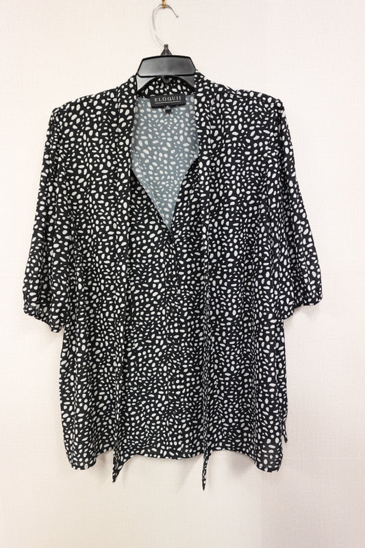 ELOQUII, SHORT SLEEVED TOP, 16