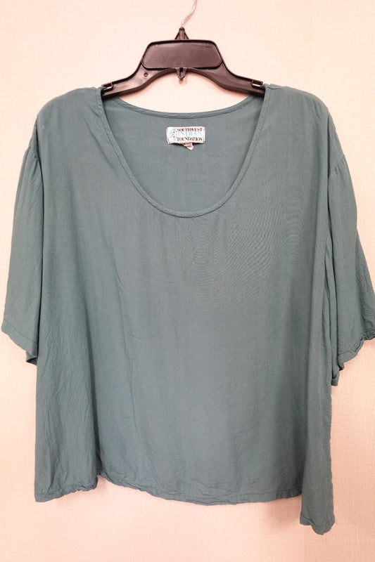 Southwest India Foundation, 3/4 SLEEVE TOP, L/XL