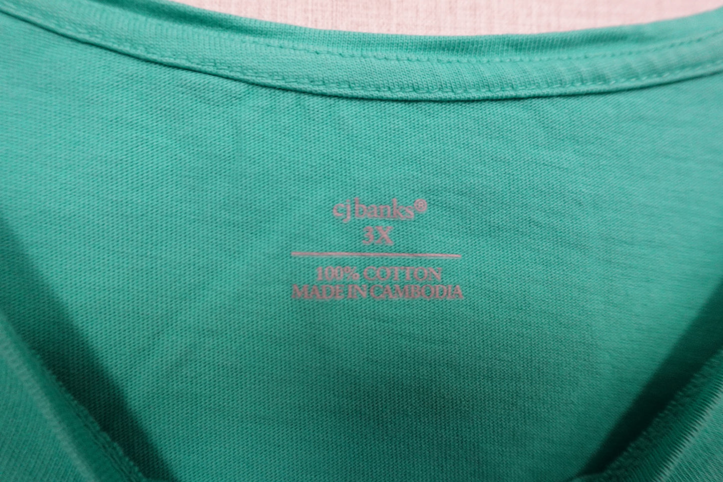 CJ Banks, Short Sleeve Top, 3X