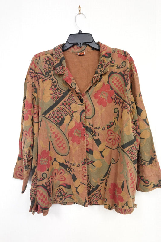 Tianella, 3/4 SLEEVE TOP, XL