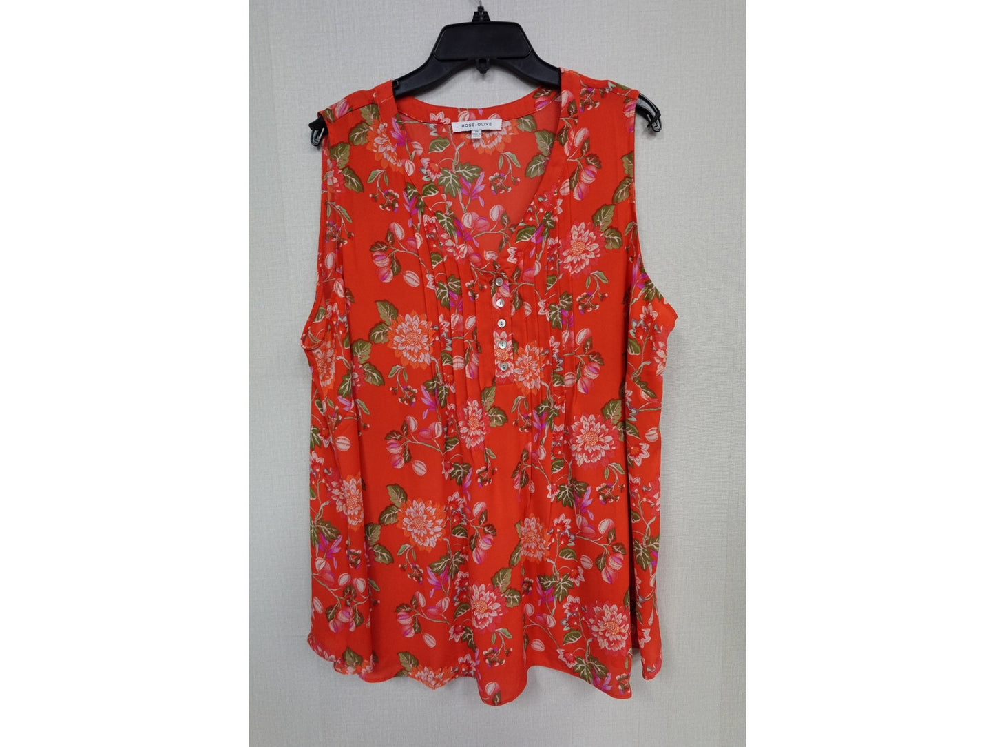 ROSE & OLIVE, SLEEVELESS TOP, 2X