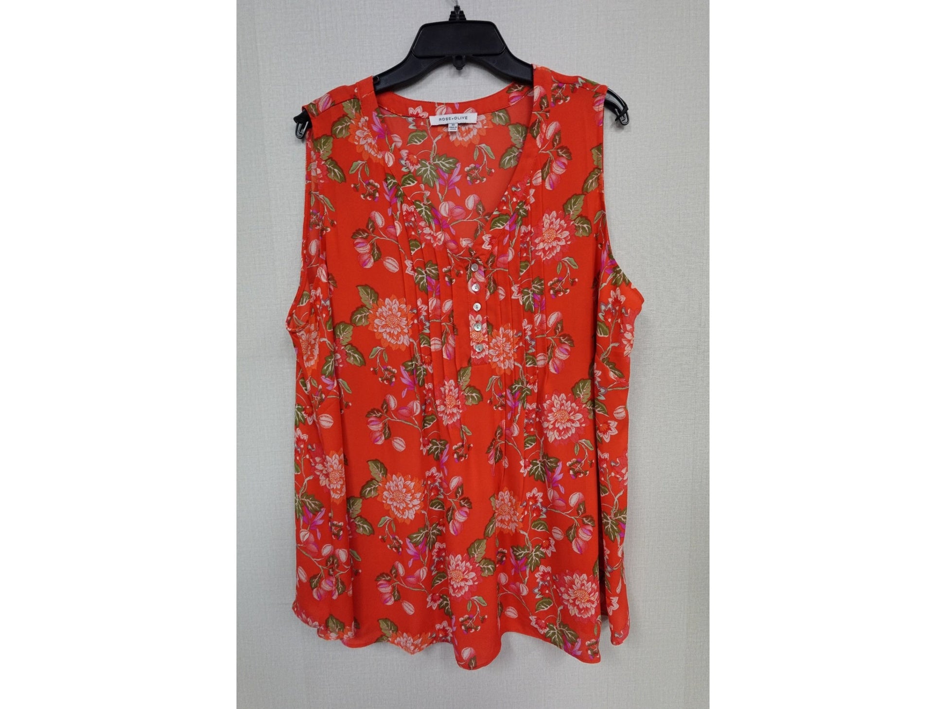 ROSE & OLIVE, SLEEVELESS TOP, 2X