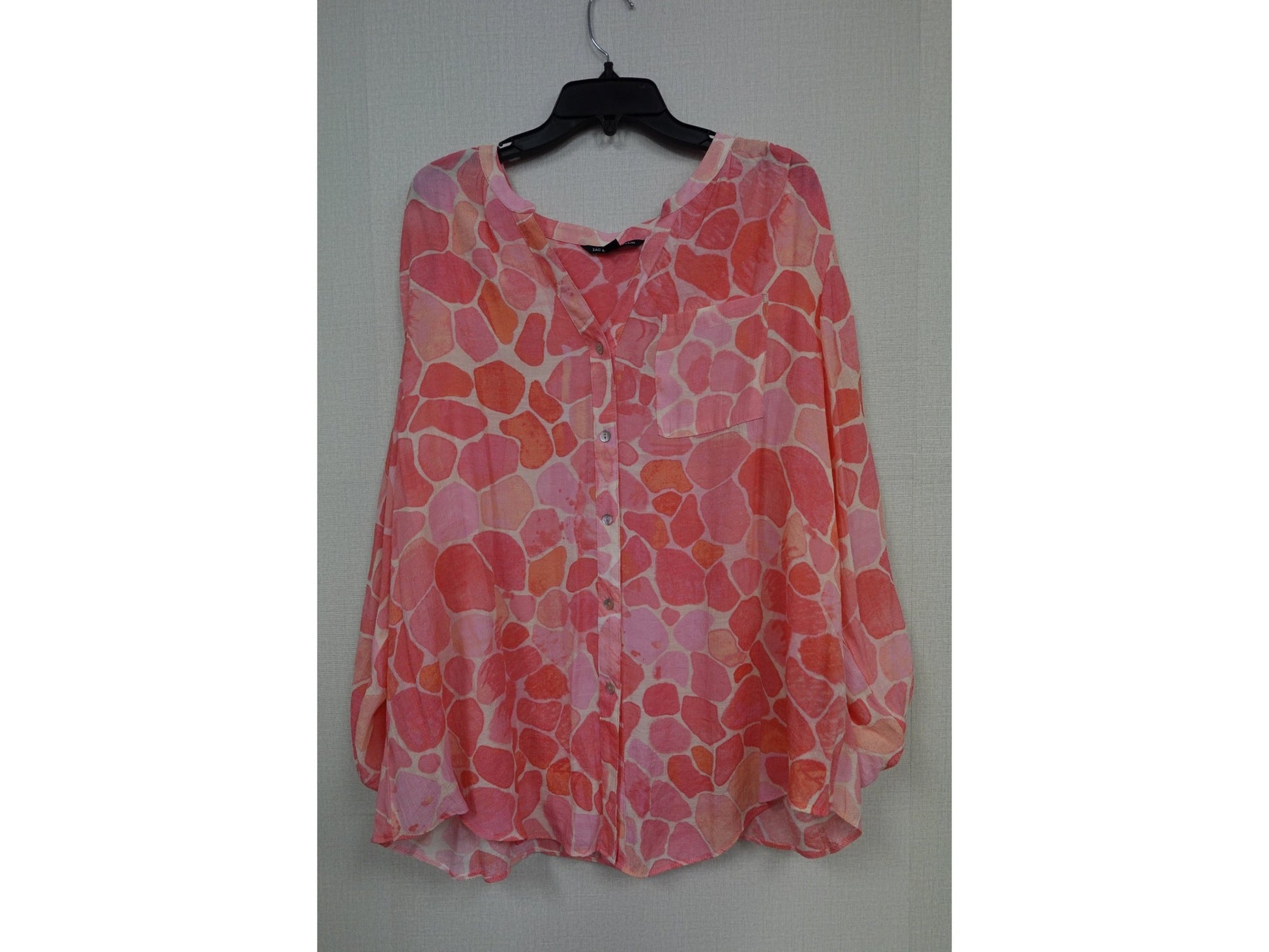 Zac & Rachel, Long Sleeves Top, 2X
