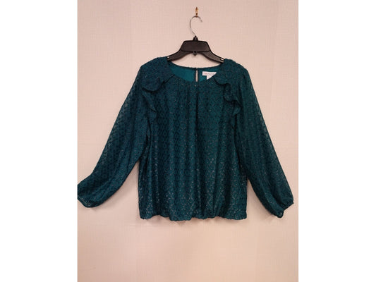 Liz Claiborne, Long Sleeves Top, XL- Condition: New with tags