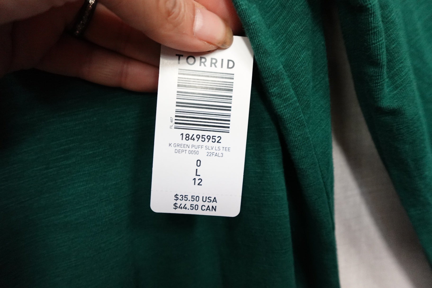 Torrid Super Soft, Long Sleeves Top, Large (0)- Condition: New with tags