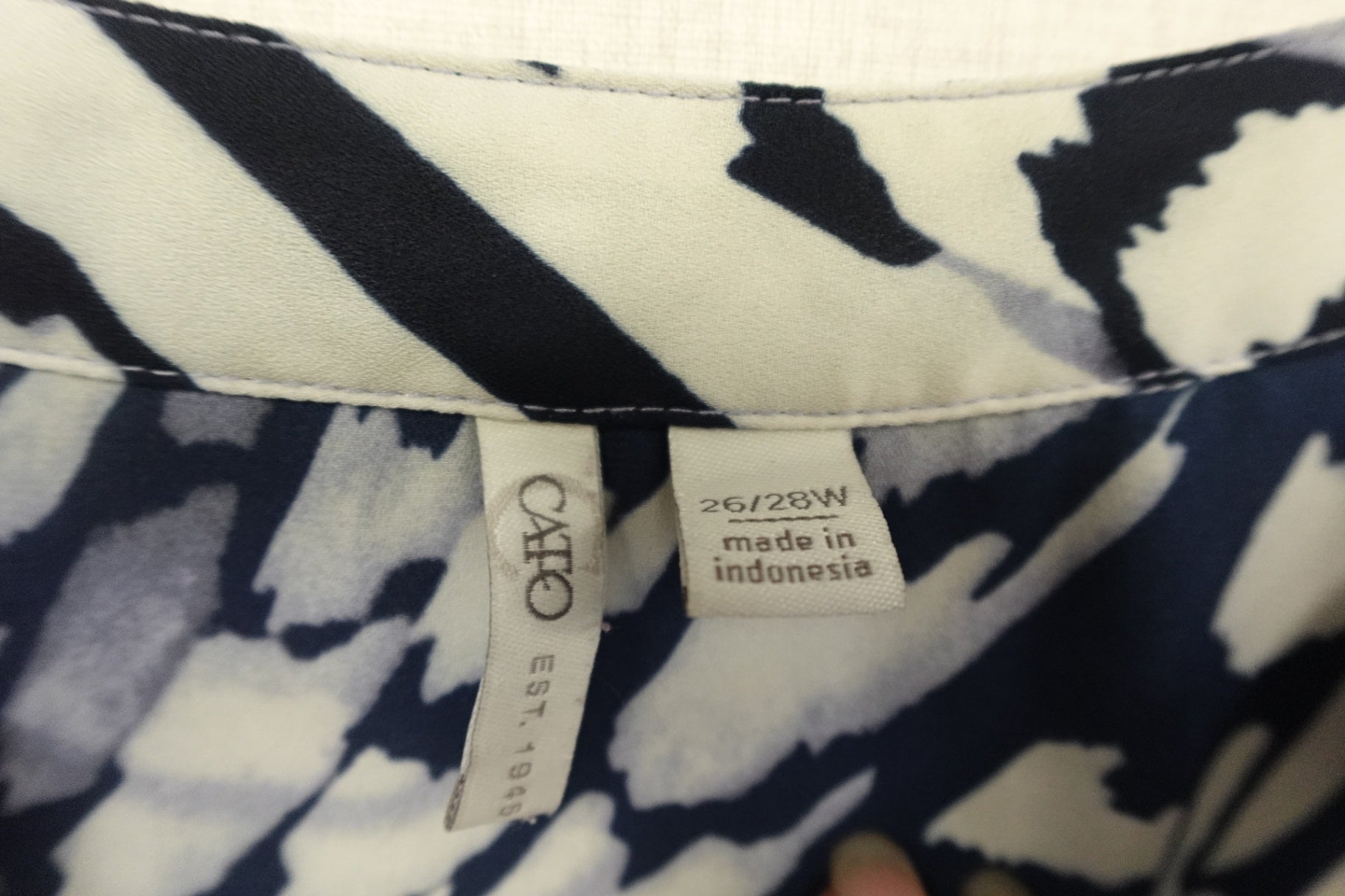 CATO EST 1946, 3/4 SLEEVE TOP, 26/28W