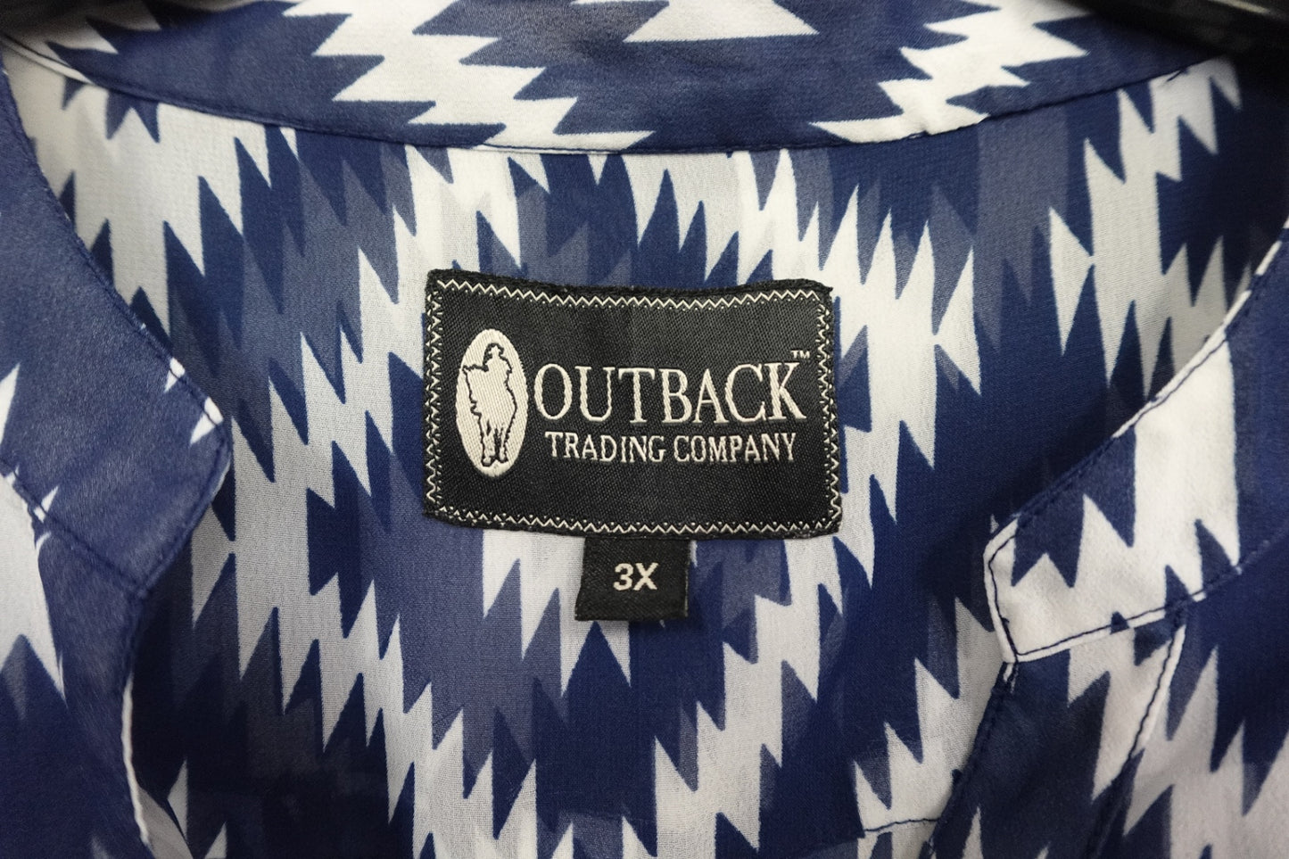 Outback Trading Company, Long Sleeves Top, 3X