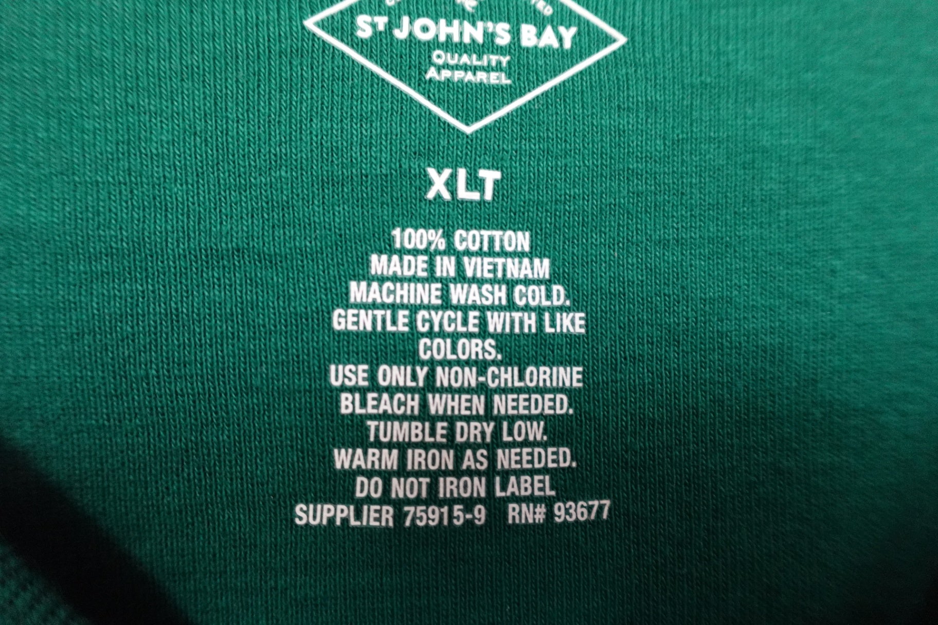 St. Johns Bay, Long Sleeves Top, XLT