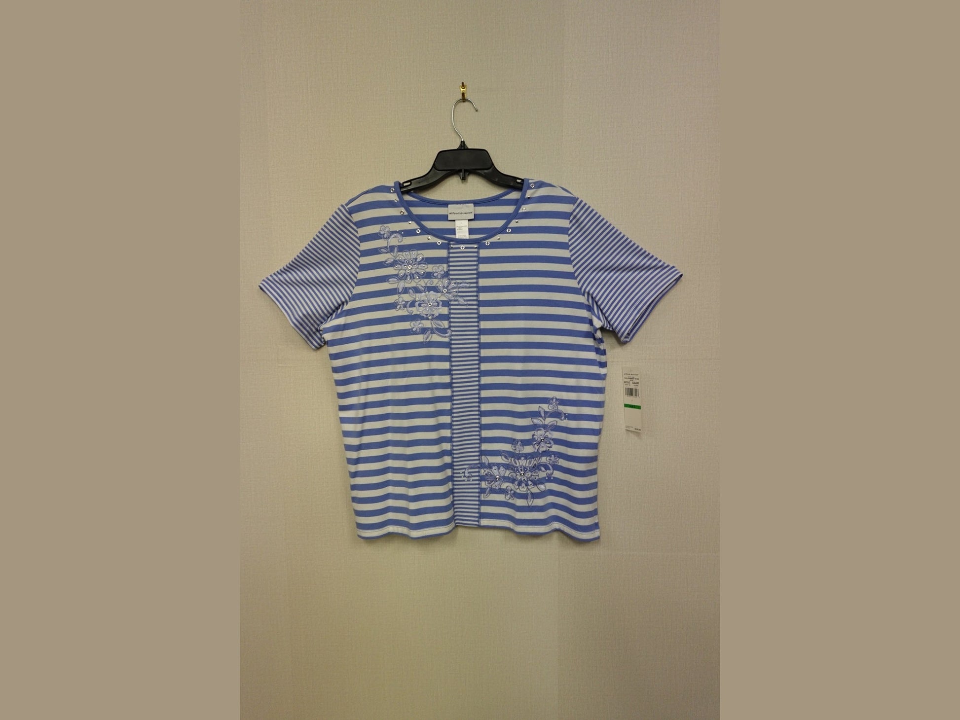 Alfred Dunner, Short sleeve top, Large