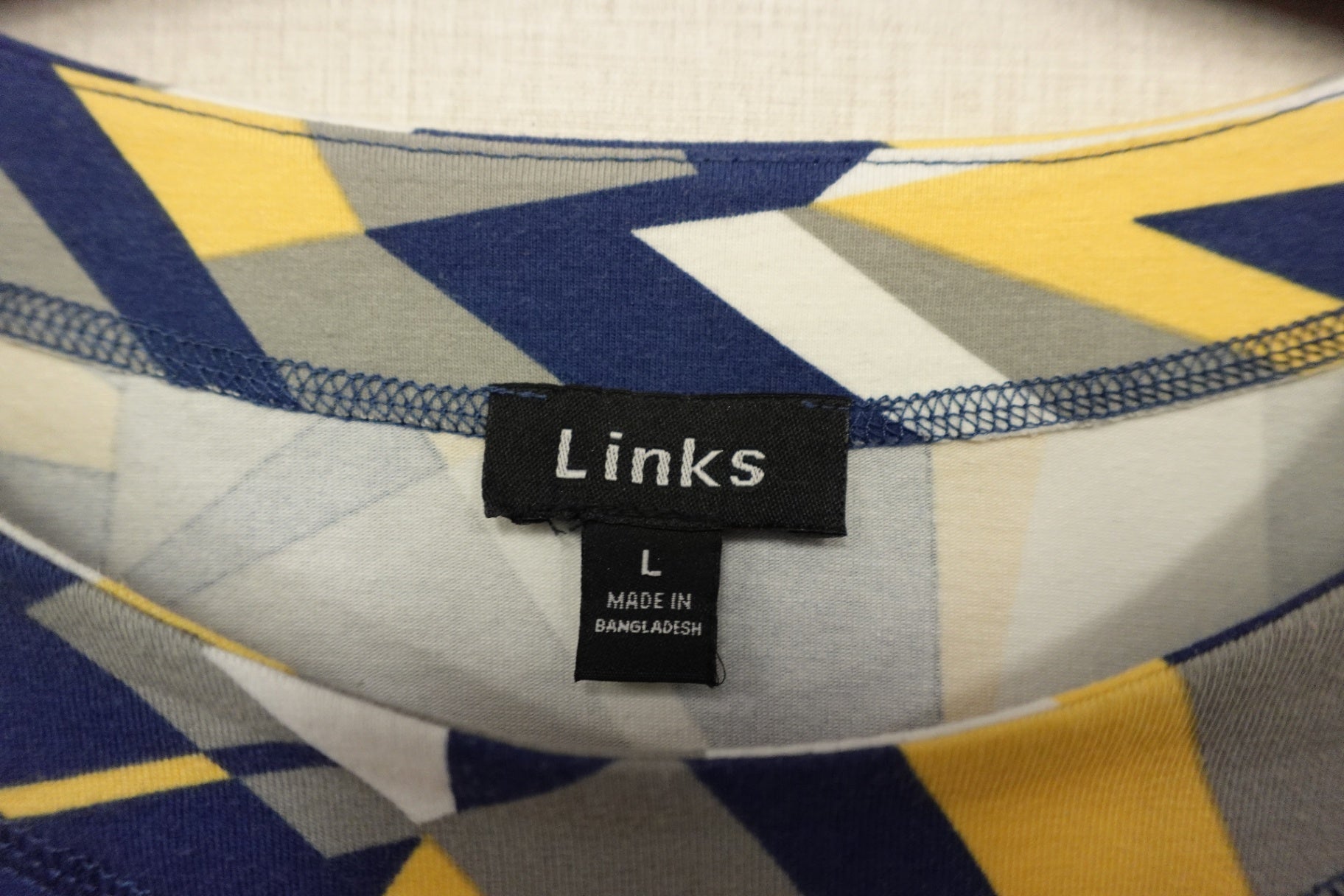 Links, 3/4 SLEEVE TOP, Large