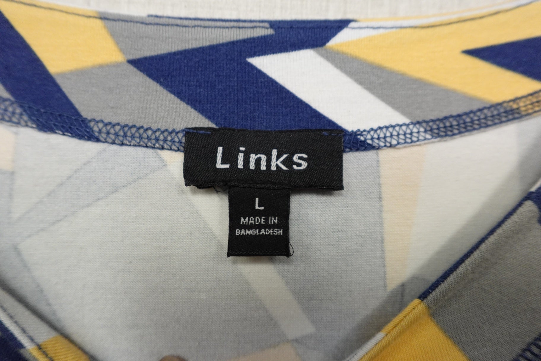 Links, 3/4 SLEEVE TOP, Large