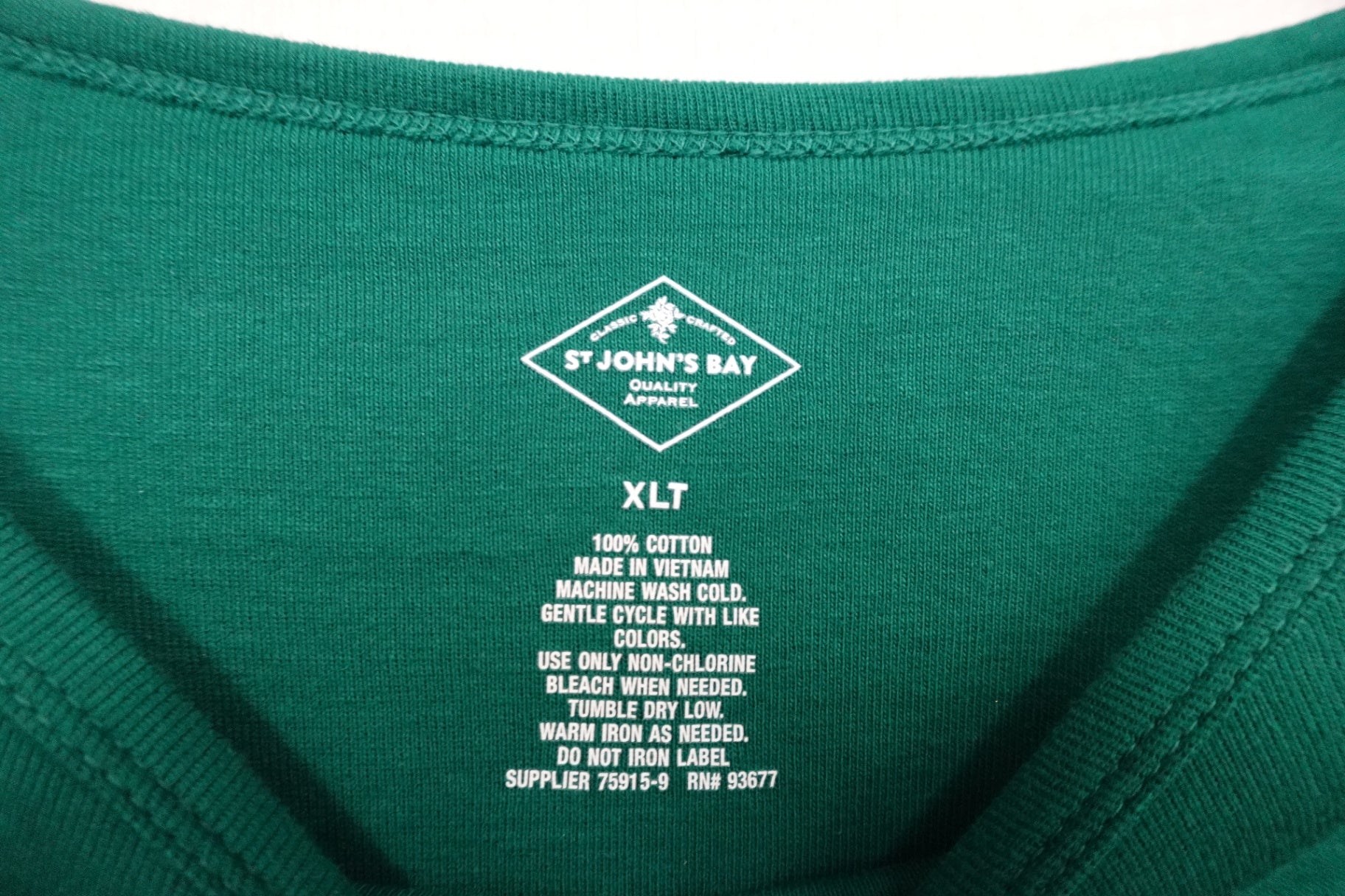 St. Johns Bay, Long Sleeves Top, XLT