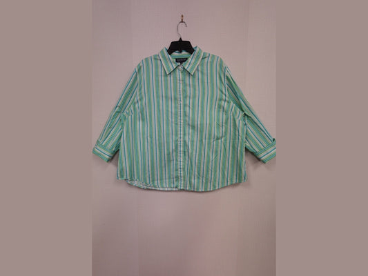Jones New York, 3/4 SLEEVE TOP, 3X