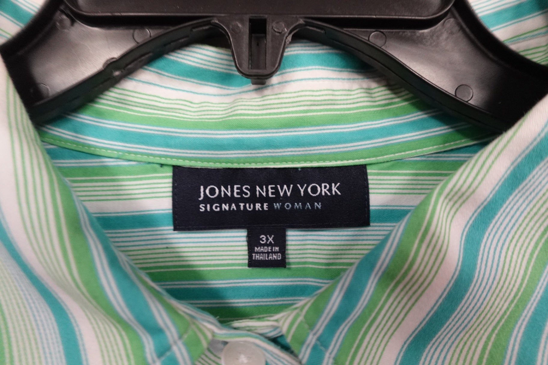 Jones New York, 3/4 SLEEVE TOP, 3X