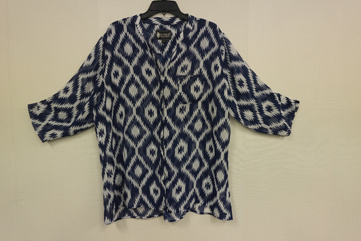 Outback Trading Company, Long Sleeves Top, 3X