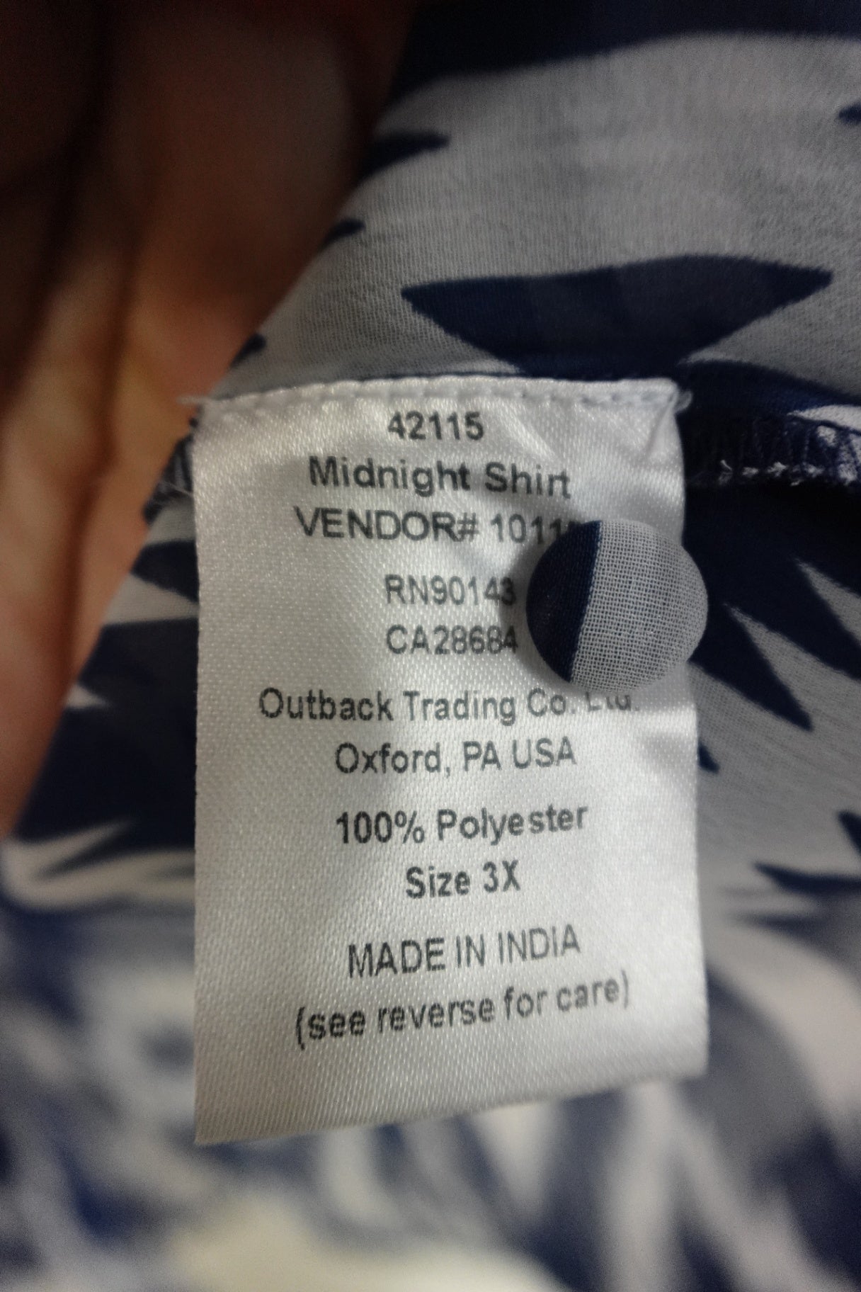 Outback Trading Company, Long Sleeves Top, 3X