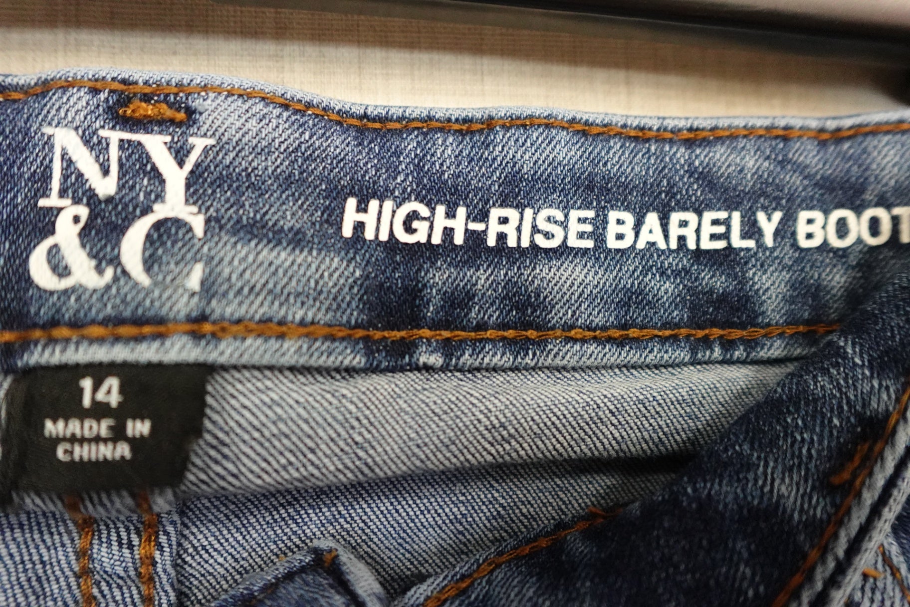 NY&C, Jeans: High Rise Bootcut, 14
