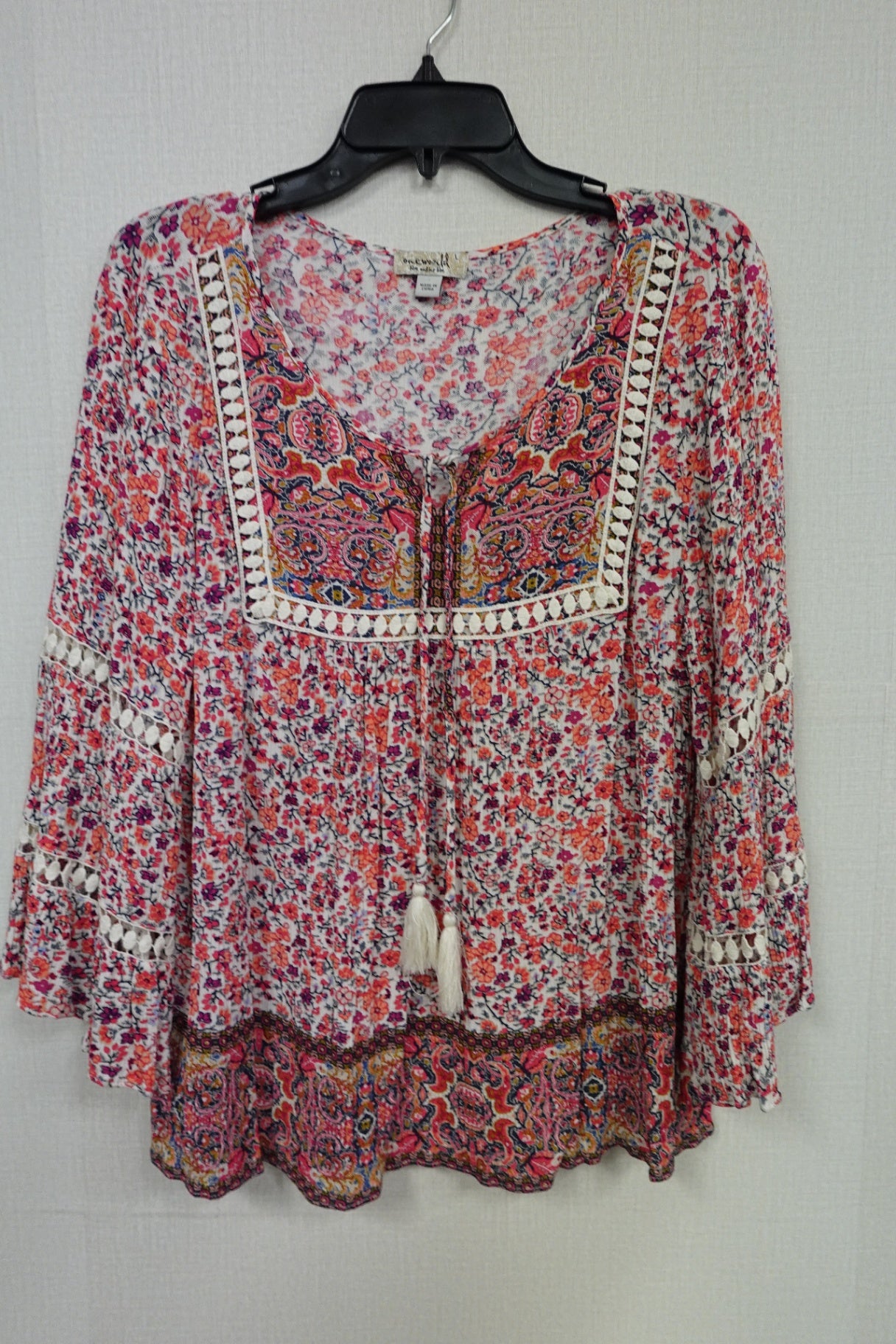 One World, Long Sleeves Top, Large