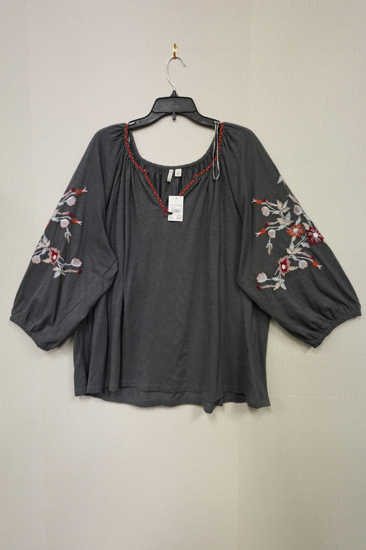 Cato, NEW 3/4 Sleeve Top, 22/24