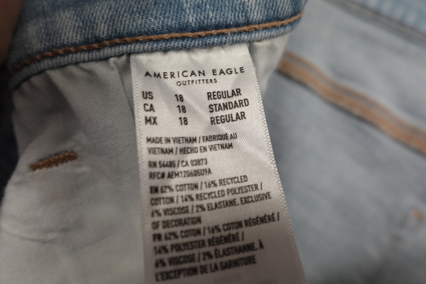 American Eagle, Jeans- High Rise Skinny, 18