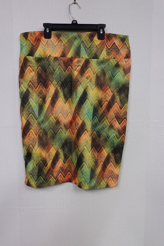 LuLaRoe, Skirt- Pencil, 2X