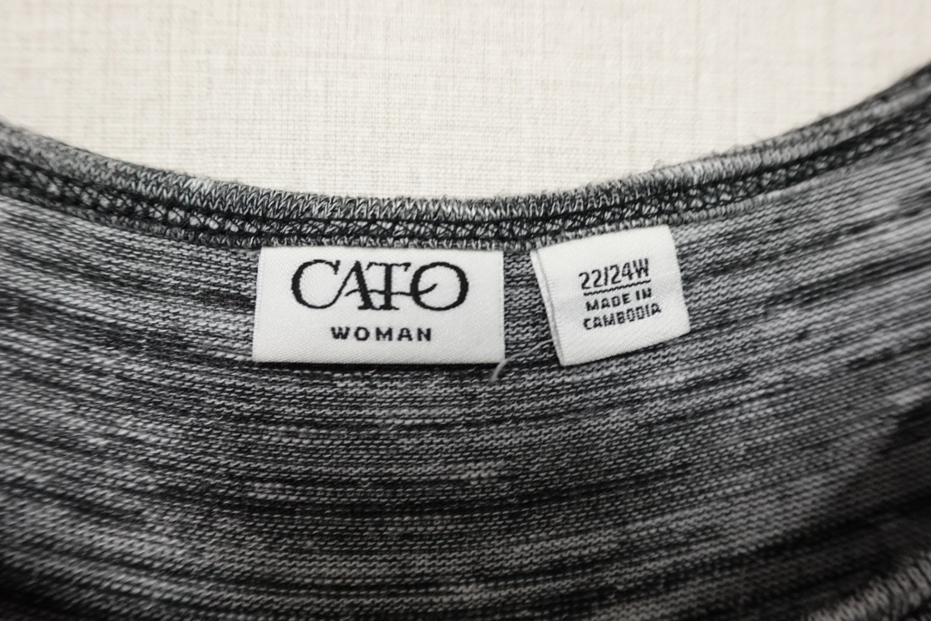 Cato , Extended Length Top, 22/24W