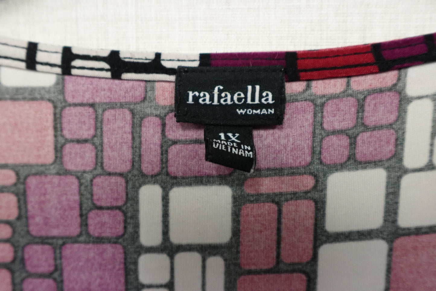 Rafaella, Short Sleeves Top, XL (1X)