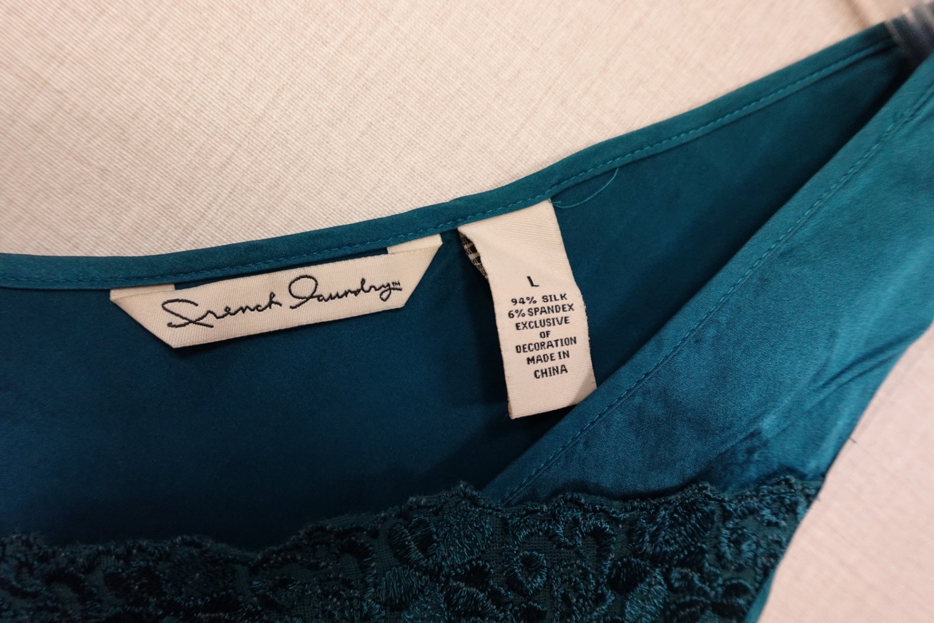 French Laundry, Cropped Cami , Large