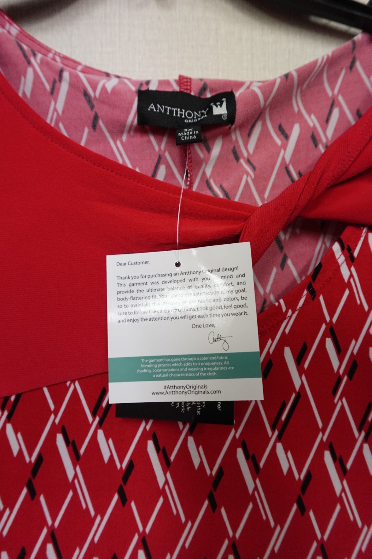 Antthony, NWT Cape Dress, 3X