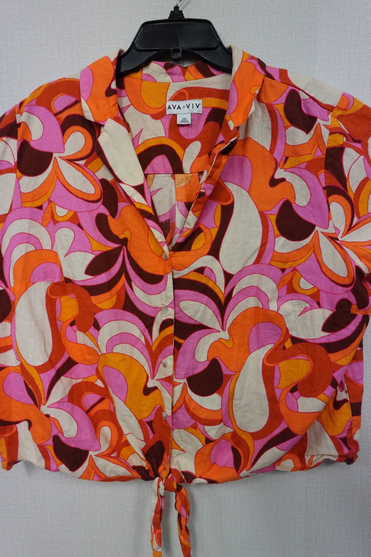 AVA & VIV, Short Sleeves Top, 2X