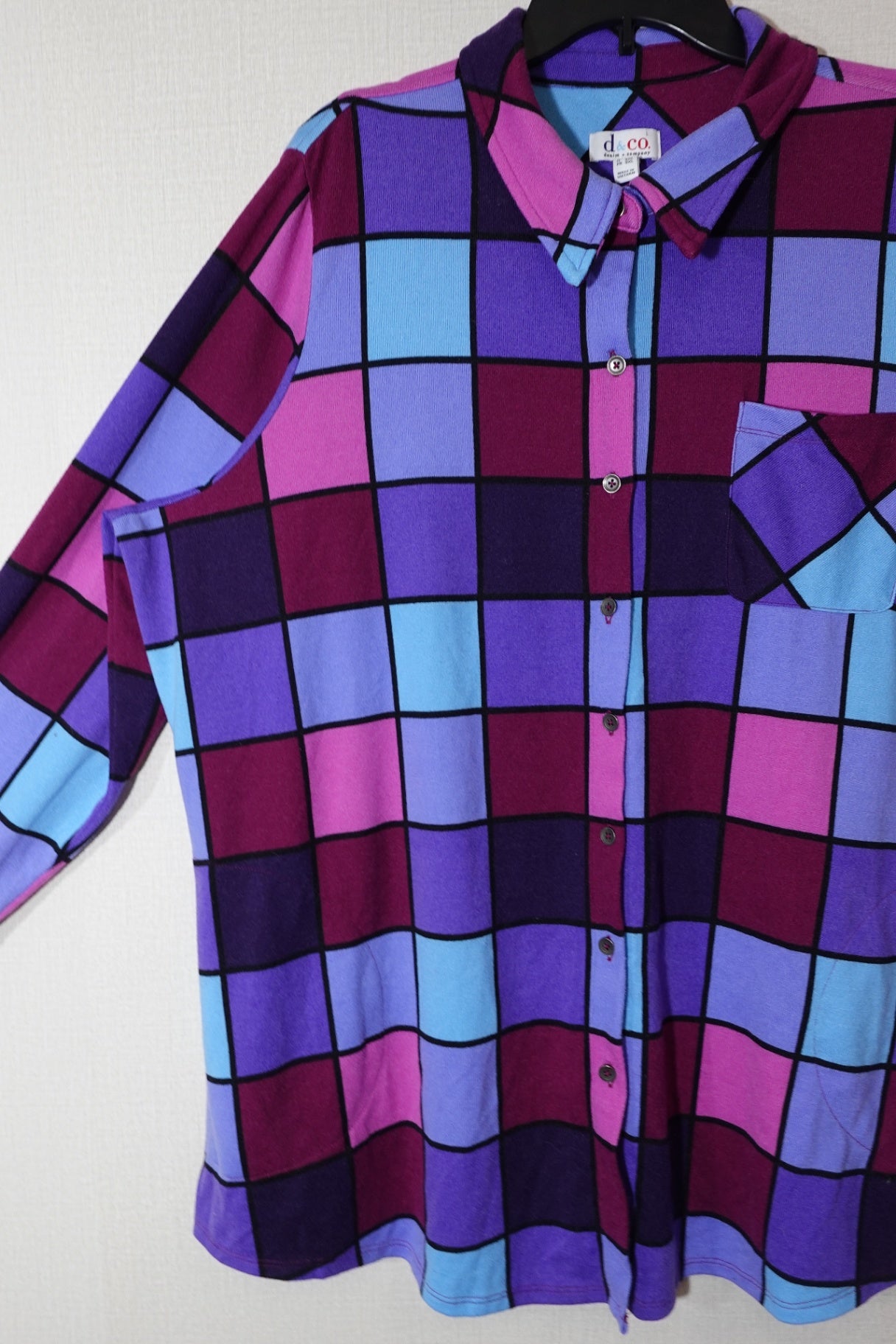 D & Co, Long Sleeves Top, 2X
