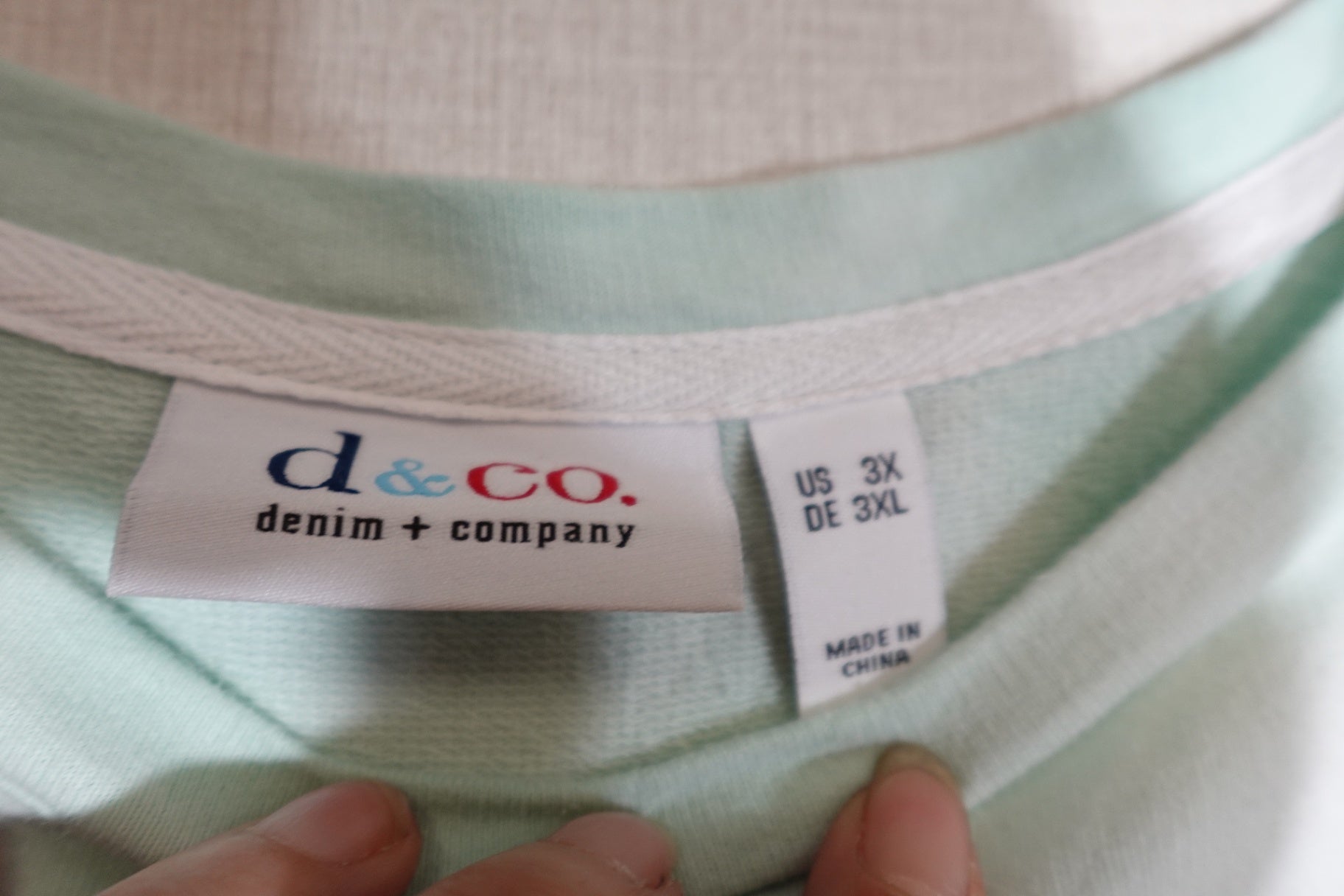 D & Co, Long Sleeves Top, 2X