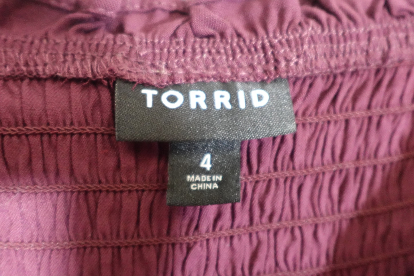 TORRID, SHORT SLEEVED TOP, 4X