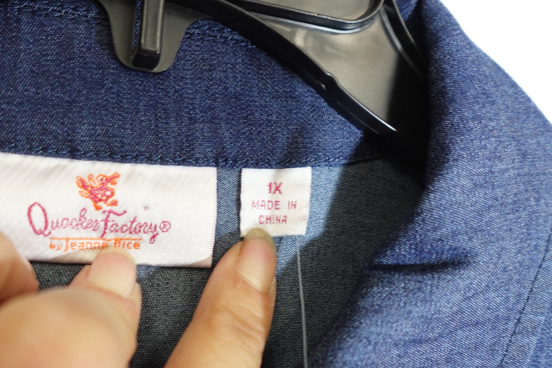 Quaker factory, Long Sleeves Top, 2X/3X (1X)
