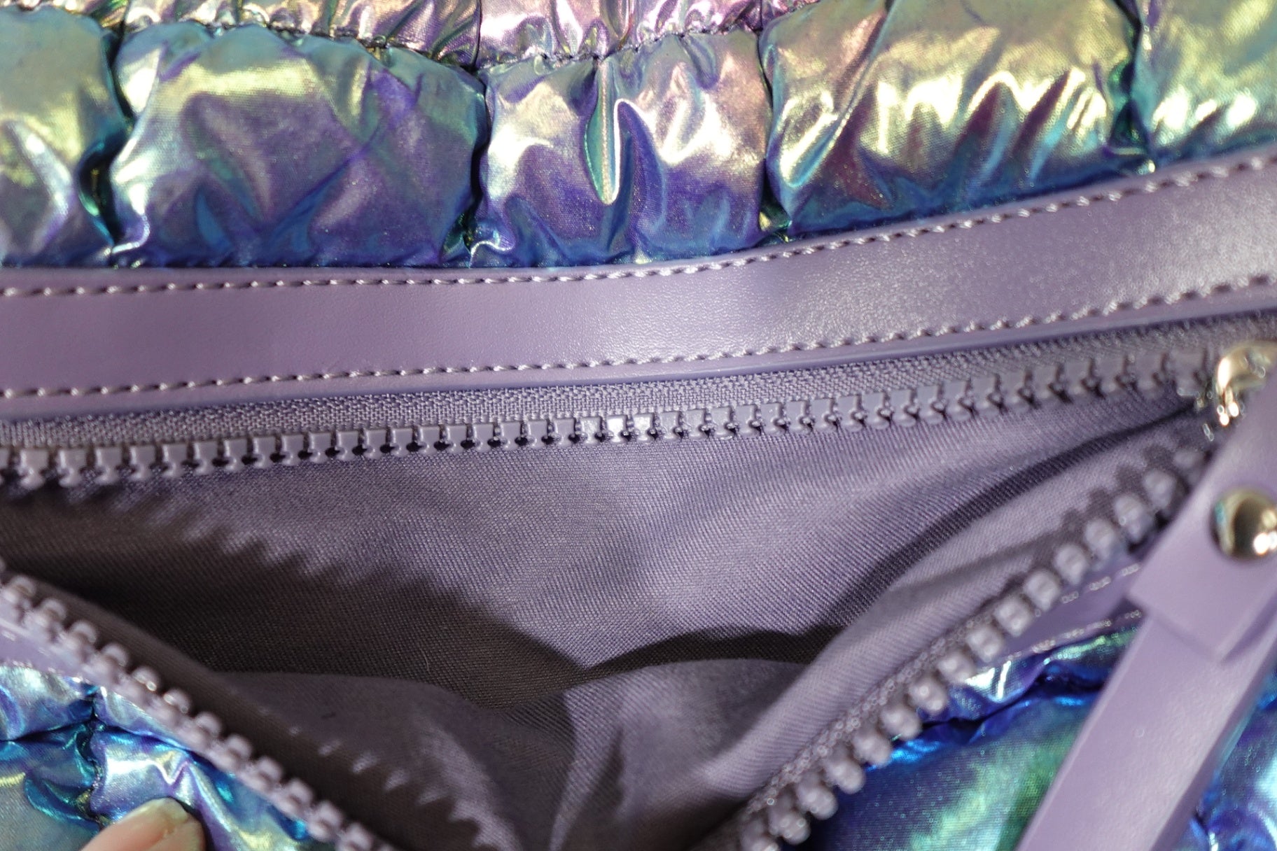Iris & Rainbow, Bags, Large Puffy