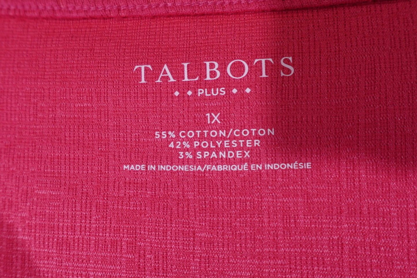Talbots, NWT 3/4 Sleeve Top, XL (1X)
