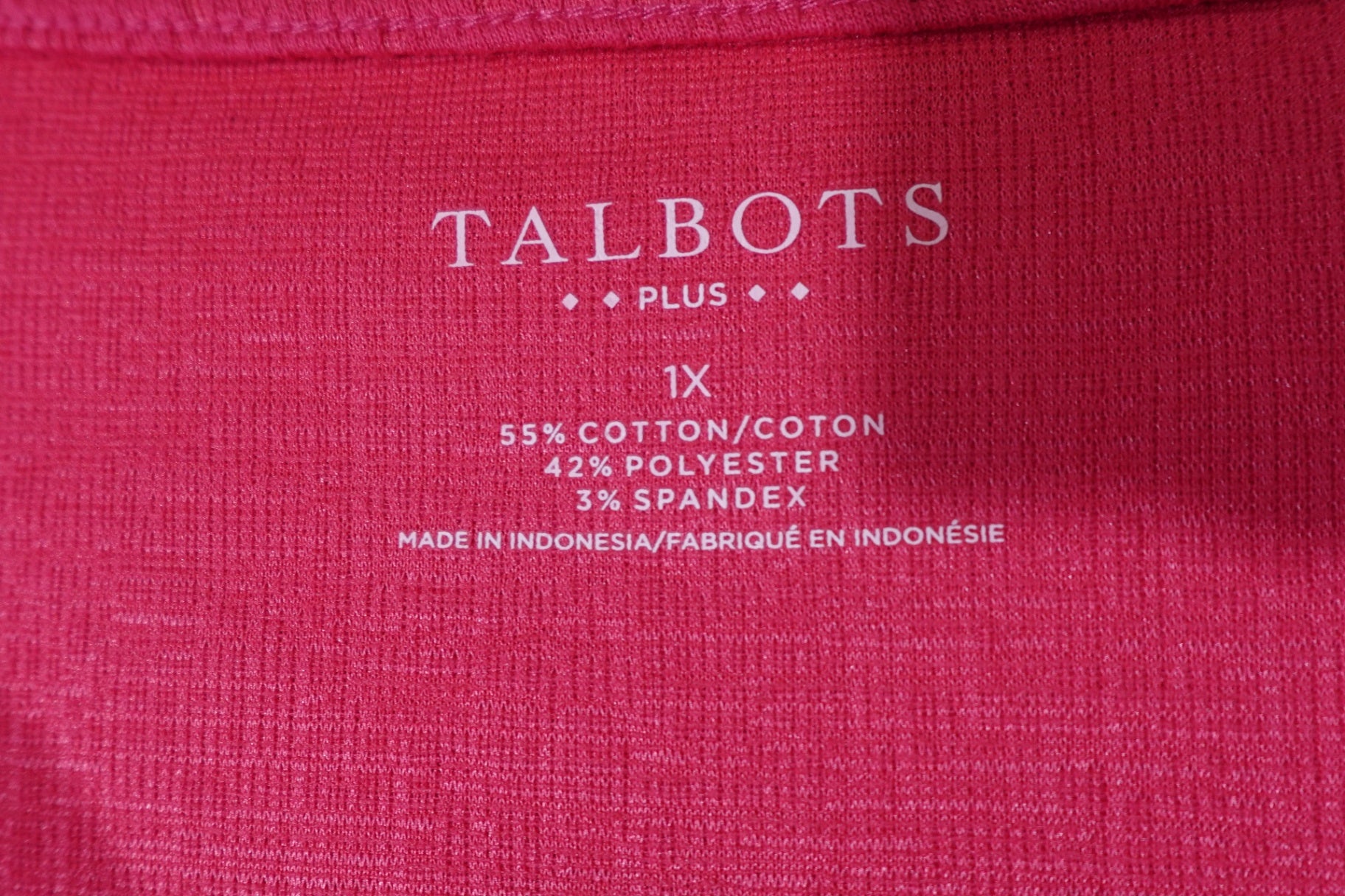 Talbots, NWT 3/4 Sleeve Top, XL (1X)
