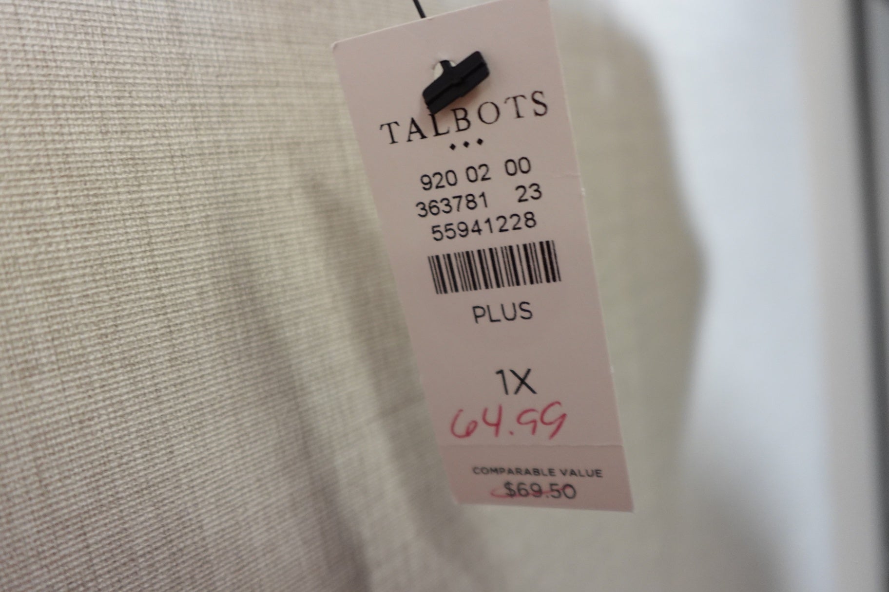 Talbots, NWT 3/4 Sleeve Top, XL (1X)