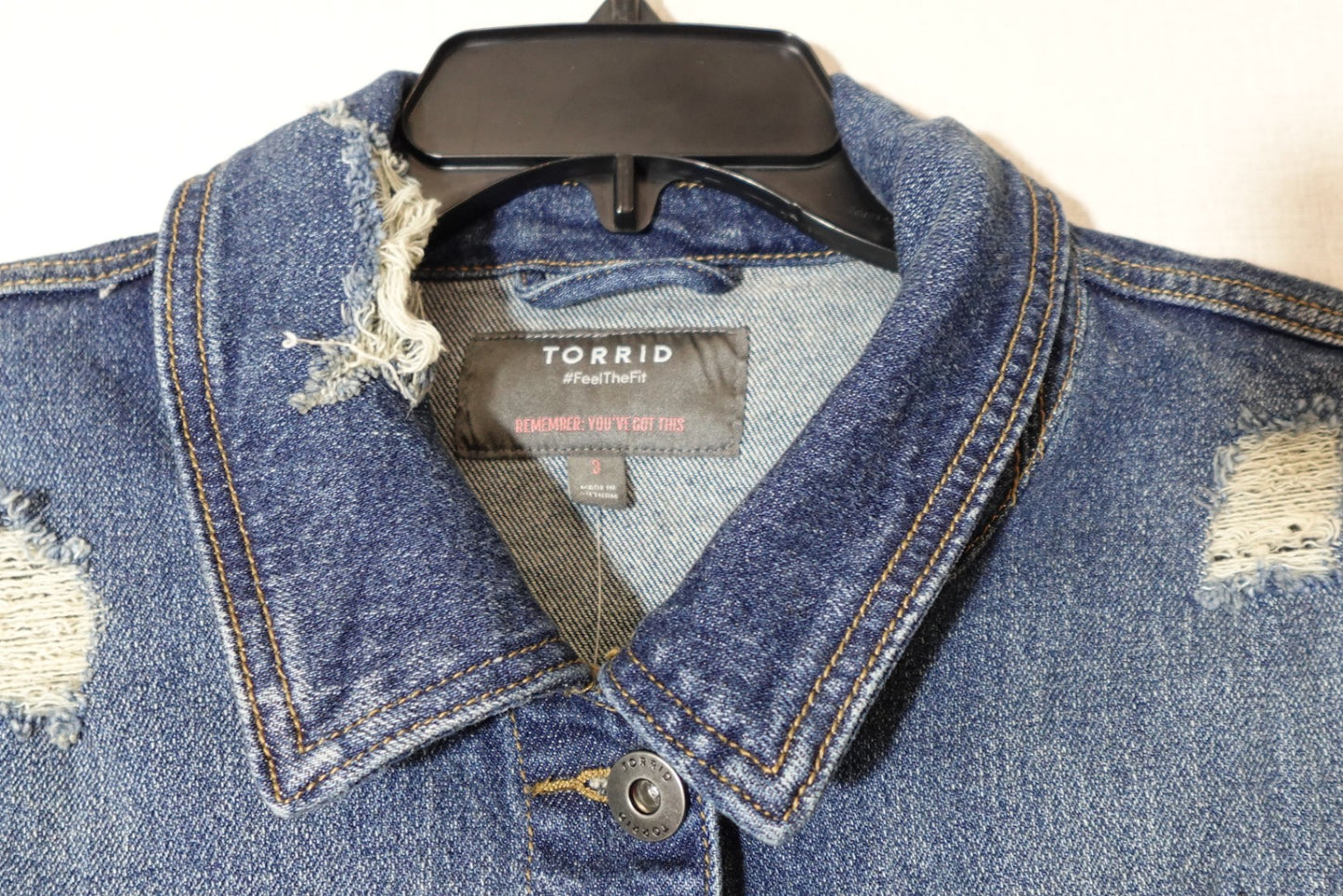 Torrid, NWT Denim Jacket, 22/24 (3X)