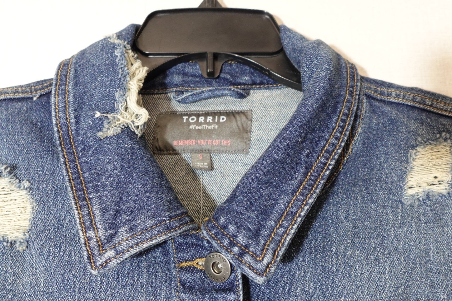 Torrid, NWT Denim Jacket, 22/24 (3X)